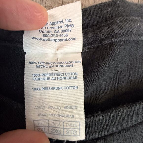 Vintage RAM Logo Graphic Tee Dodge Ram Truck Black 2XL Delta ProWeight - Picture 4 of 5